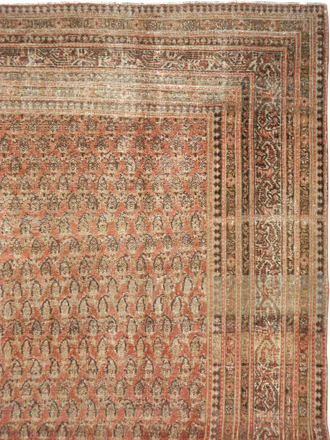 Vintage Distressed Anatolian Carpet, No.22360 - Galerie Shabab