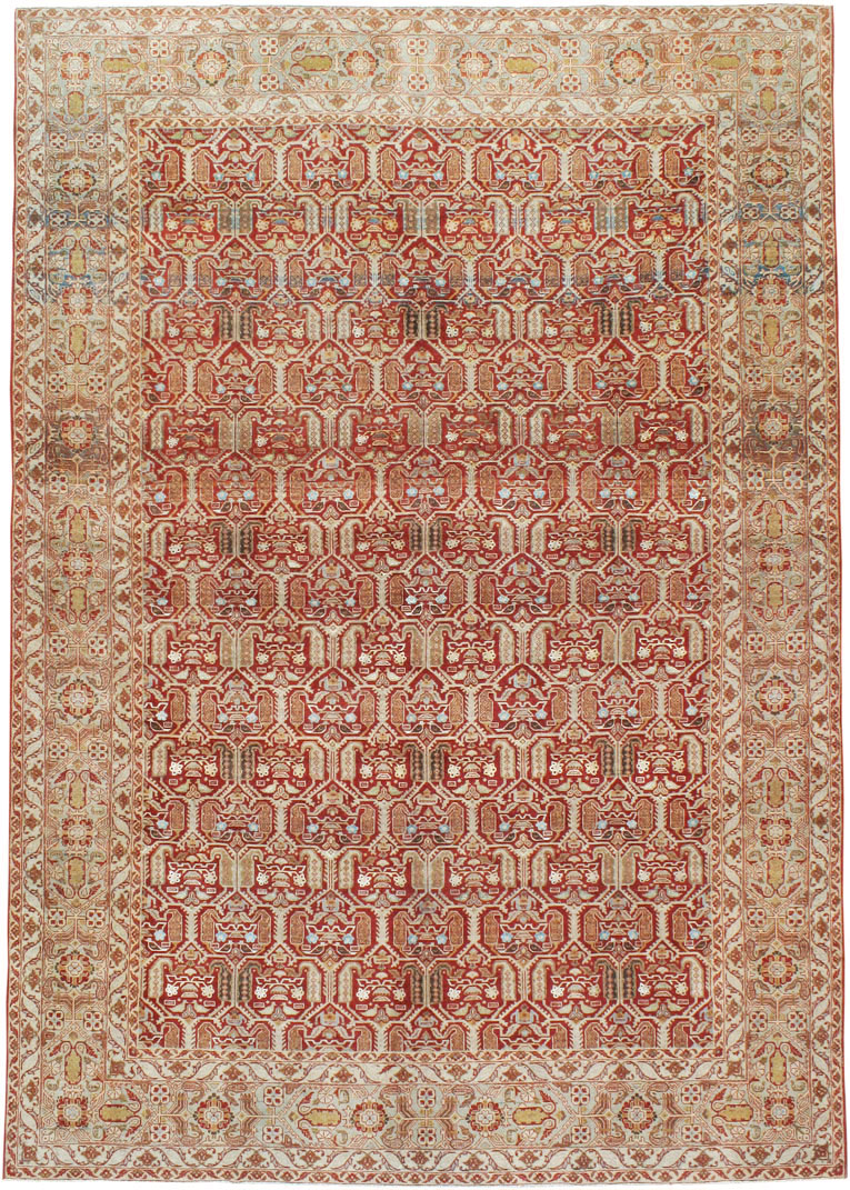 Vintage Persian Quom Carpet, No.22365 - Galerie Shabab