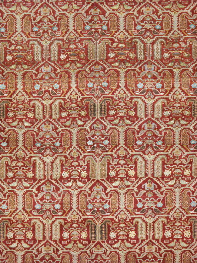 Vintage Persian Quom Carpet, No.22365 - Galerie Shabab