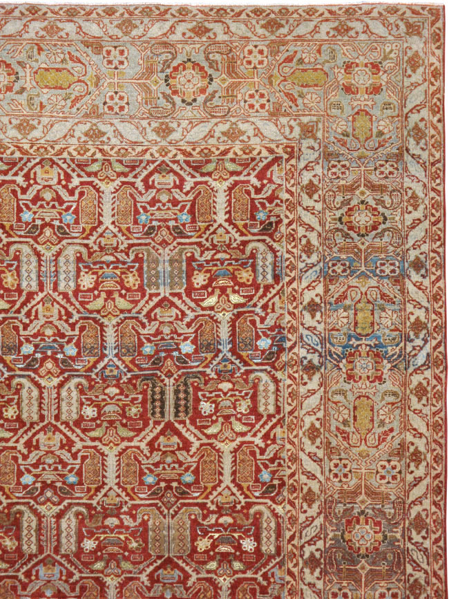 Vintage Persian Quom Carpet, No.22365 - Galerie Shabab