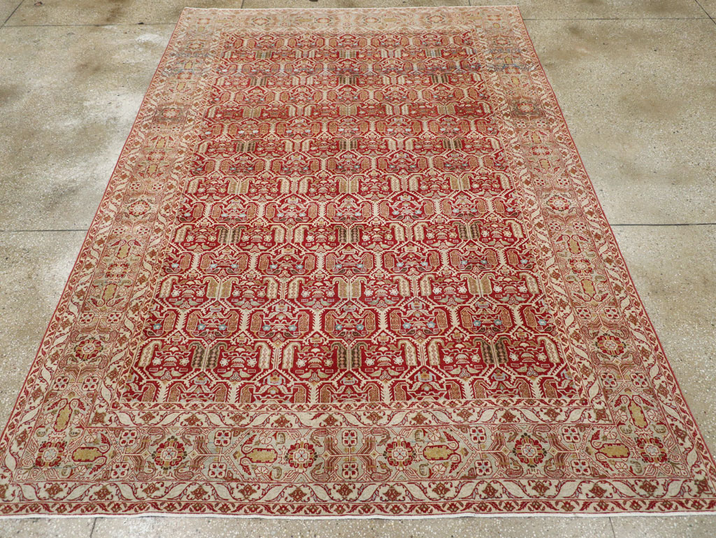 Vintage Persian Quom Carpet, No.22365 - Galerie Shabab