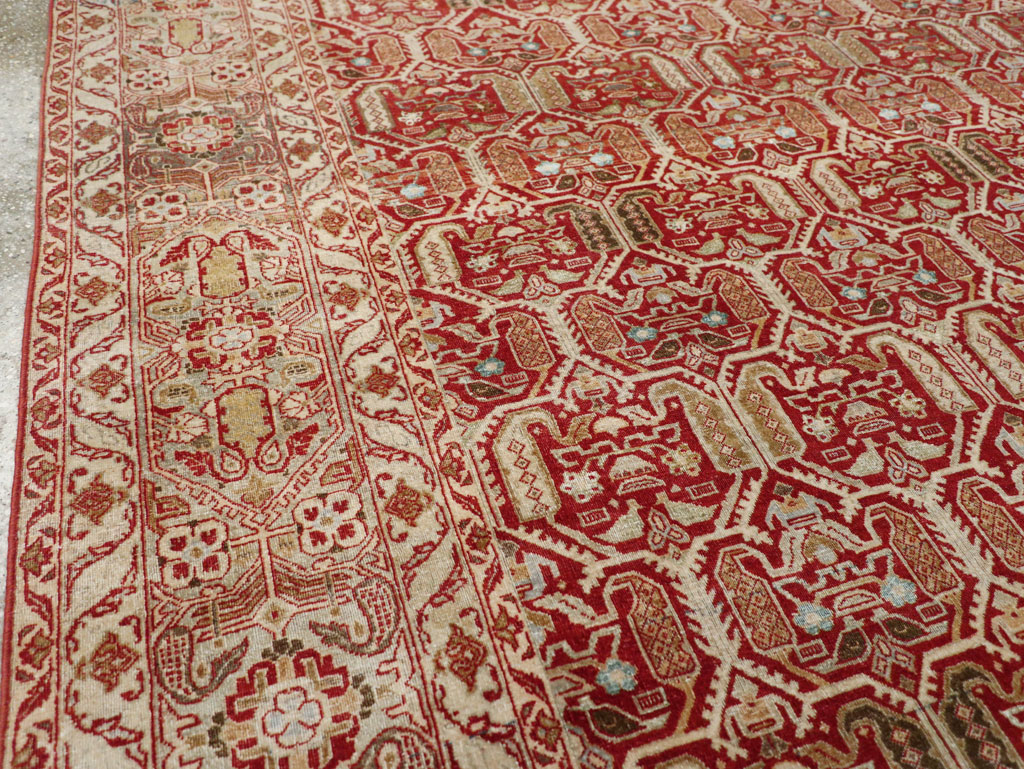 Vintage Persian Quom Carpet, No.22365 - Galerie Shabab