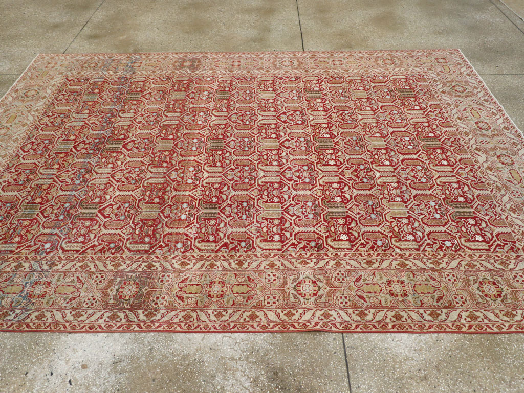 Vintage Persian Quom Carpet, No.22365 - Galerie Shabab