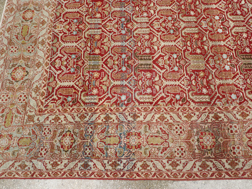 Vintage Persian Quom Carpet, No.22365 - Galerie Shabab