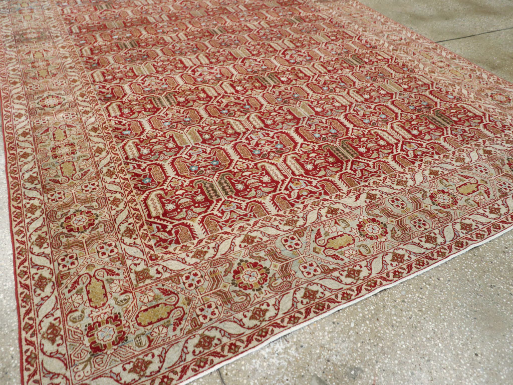Vintage Persian Quom Carpet, No.22365 - Galerie Shabab