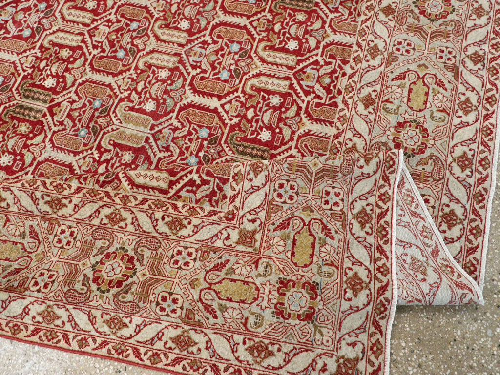 Vintage Persian Quom Carpet, No.22365 - Galerie Shabab