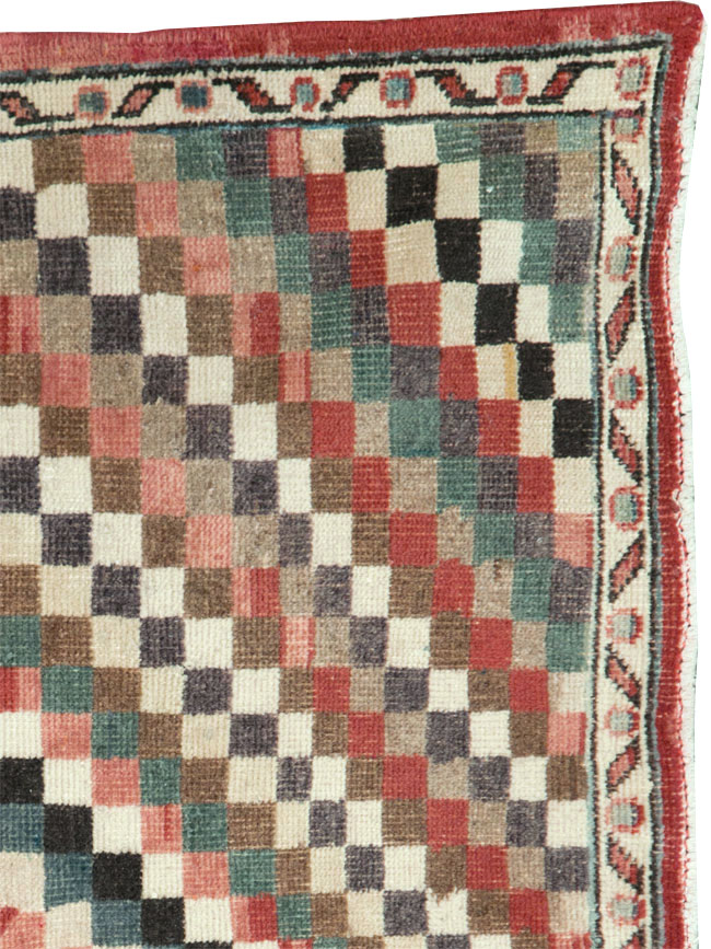 Vintage Turkish Anatolian Square Carpet, No.22374 - Galerie Shabab