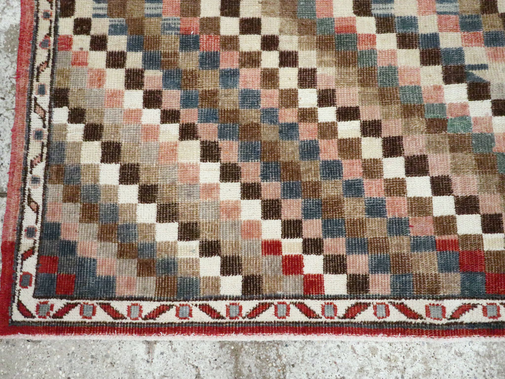 Vintage Turkish Anatolian Square Carpet, No.22374 - Galerie Shabab