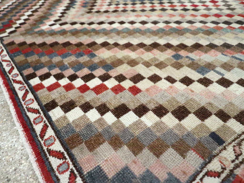 Vintage Turkish Anatolian Square Carpet, No.22374 - Galerie Shabab