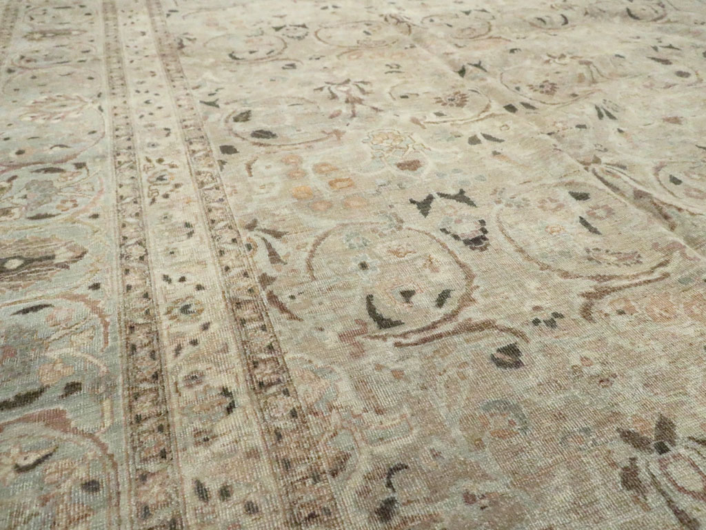 Antique Persian Tabriz Carpet, No.22375 - Galerie Shabab