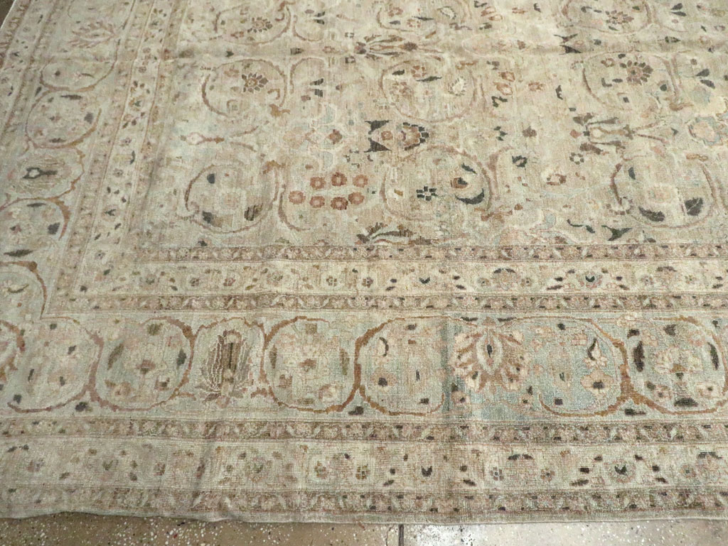 Antique Persian Tabriz Carpet, No.22375 - Galerie Shabab