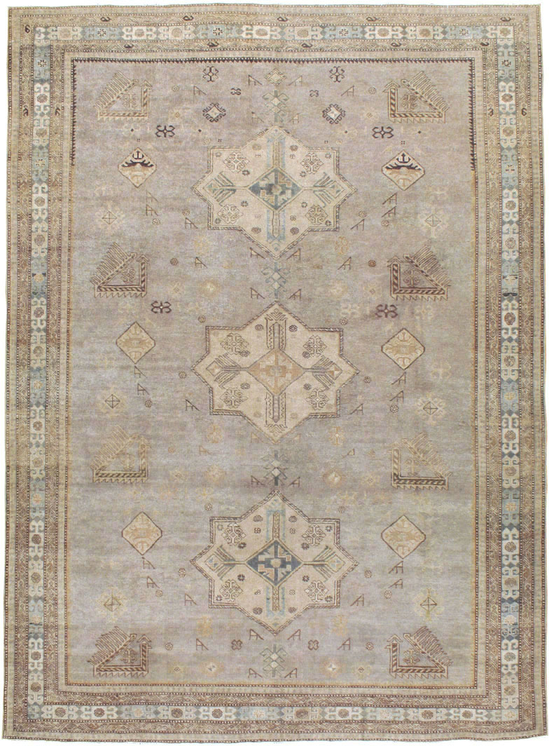 Vintage Persian Tabriz Carpet, No.22376 - Galerie Shabab
