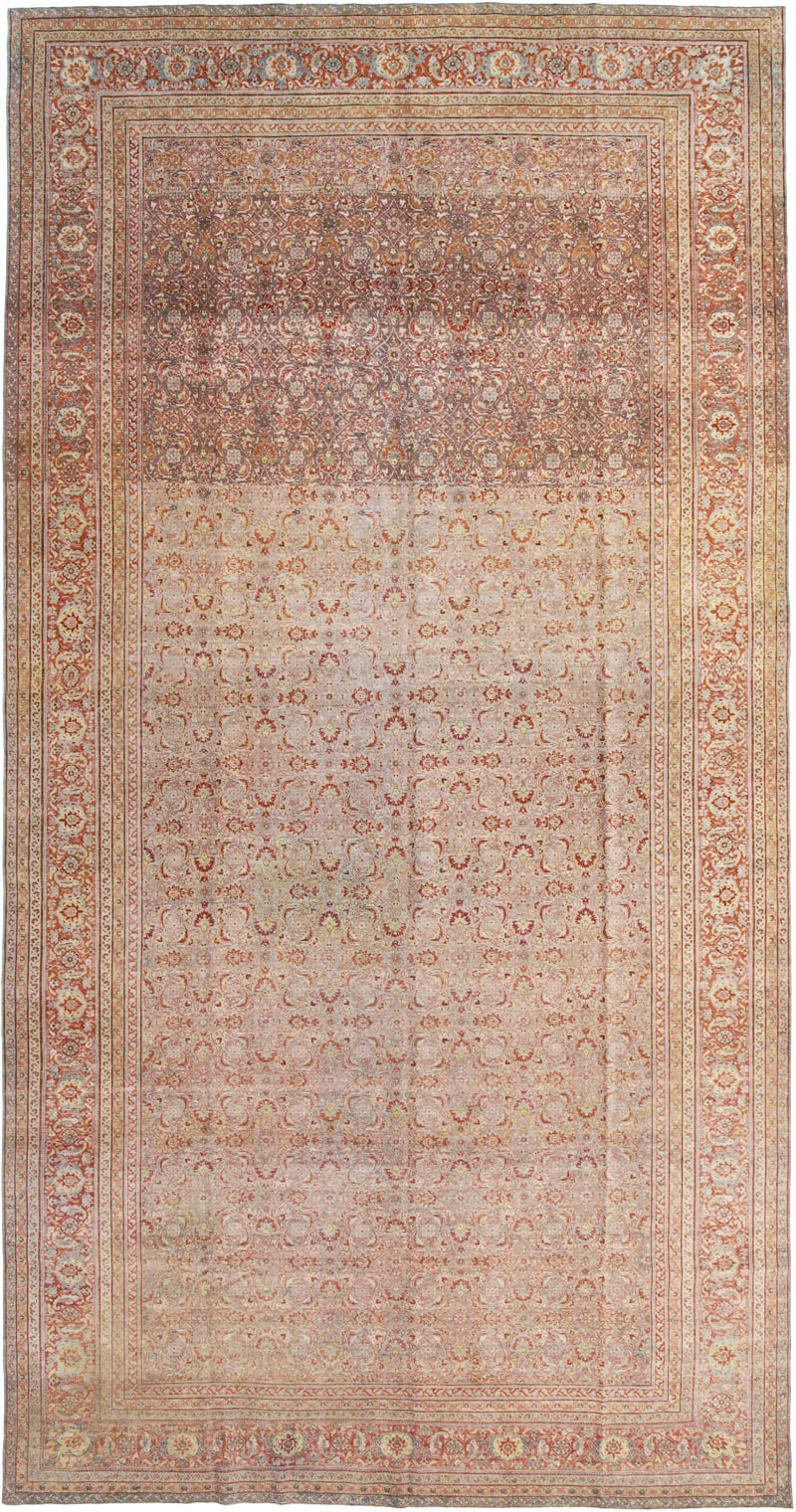 Antique Persian Tabriz Carpet, No.22377 - Galerie Shabab