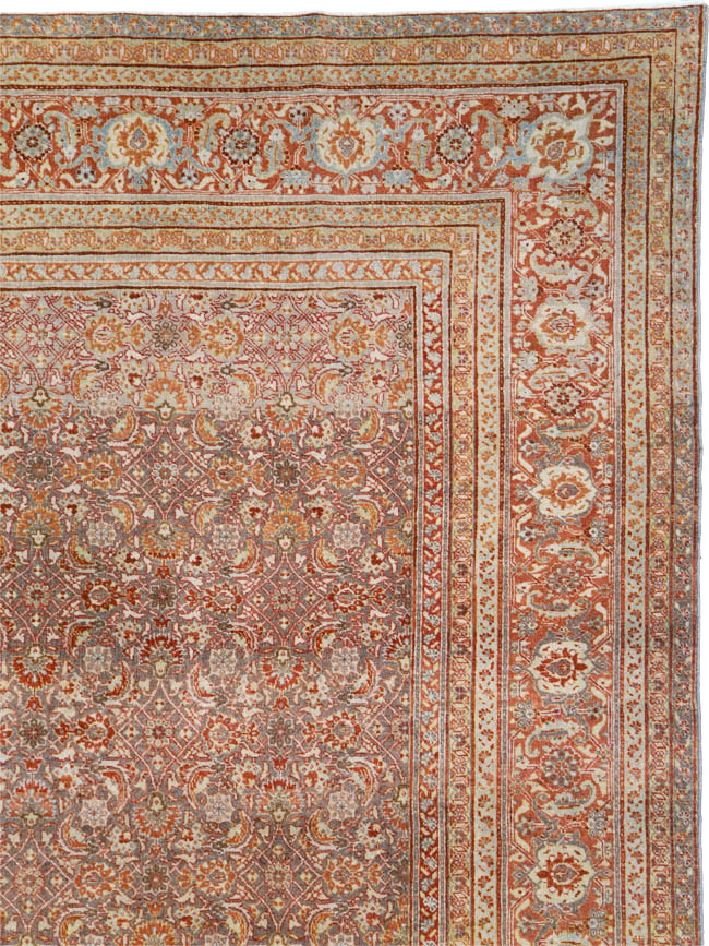 Antique Persian Tabriz Carpet, No.22377 - Galerie Shabab