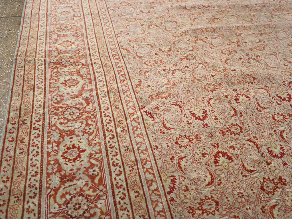 Antique Persian Tabriz Carpet, No.22377 - Galerie Shabab