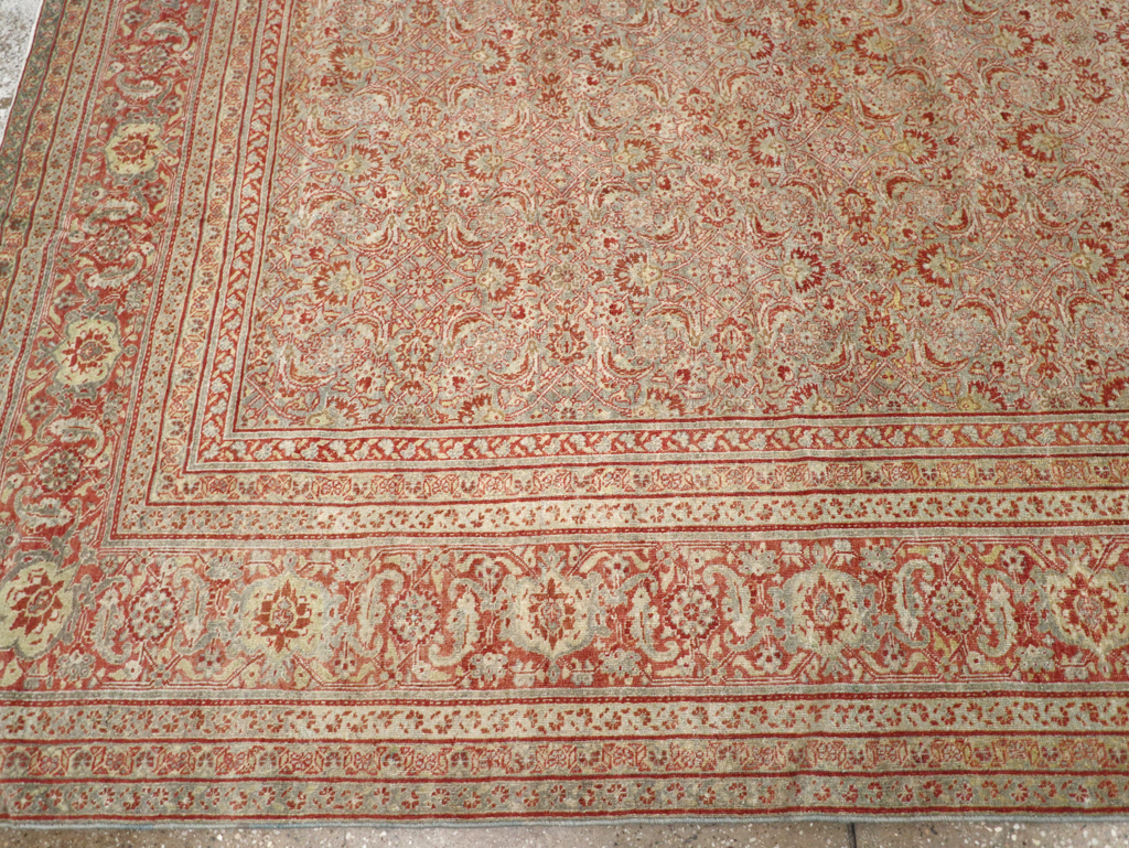 Antique Persian Tabriz Carpet, No.22377 - Galerie Shabab