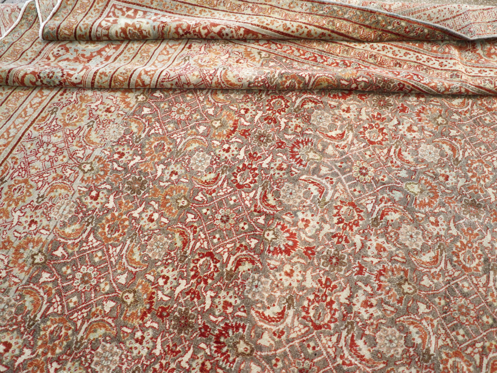 Antique Persian Tabriz Carpet, No.22377 - Galerie Shabab