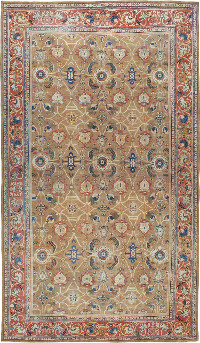 Antique Persian Mahal Carpet, No.22379 - Galerie Shabab