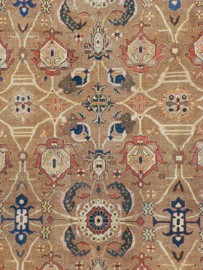 Antique Persian Mahal Carpet, No.22379 - Galerie Shabab