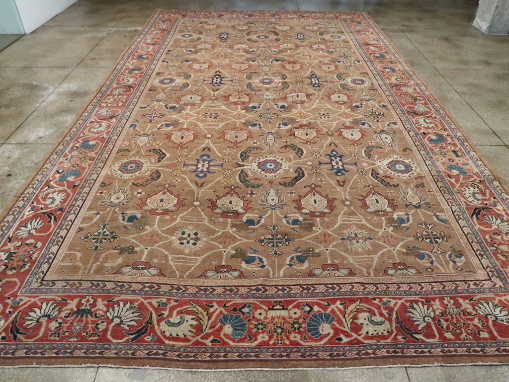 Antique Persian Mahal Carpet, No.22379 - Galerie Shabab