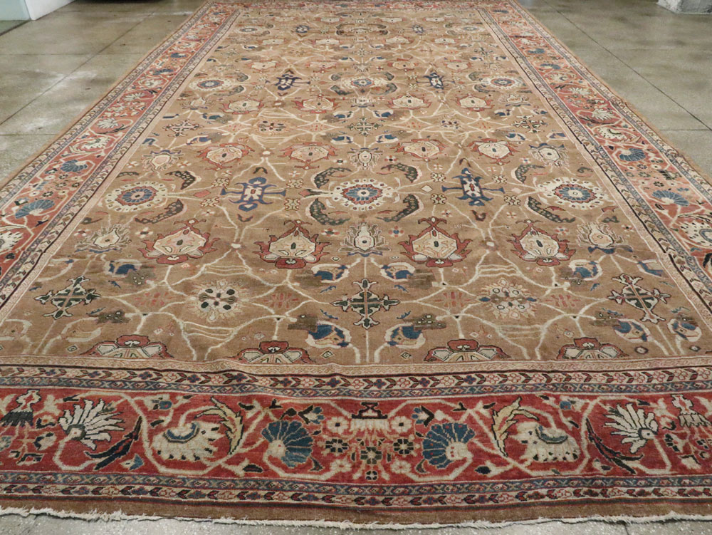 Antique Persian Mahal Carpet, No.22379 - Galerie Shabab