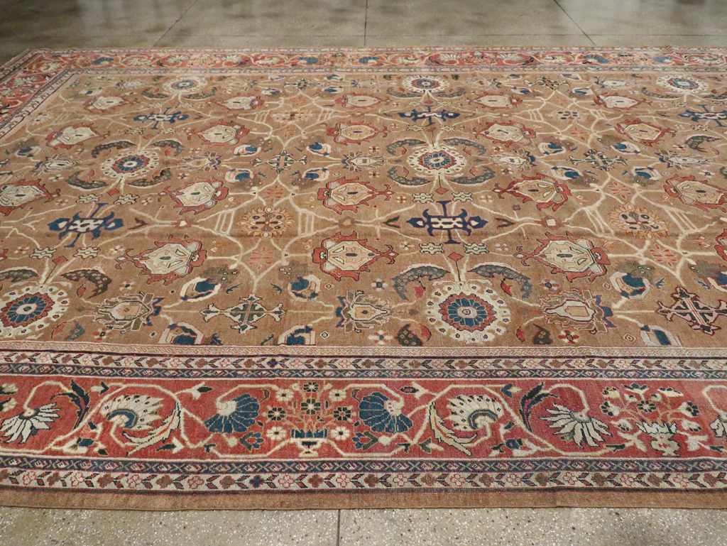 Antique Persian Mahal Carpet, No.22379 - Galerie Shabab