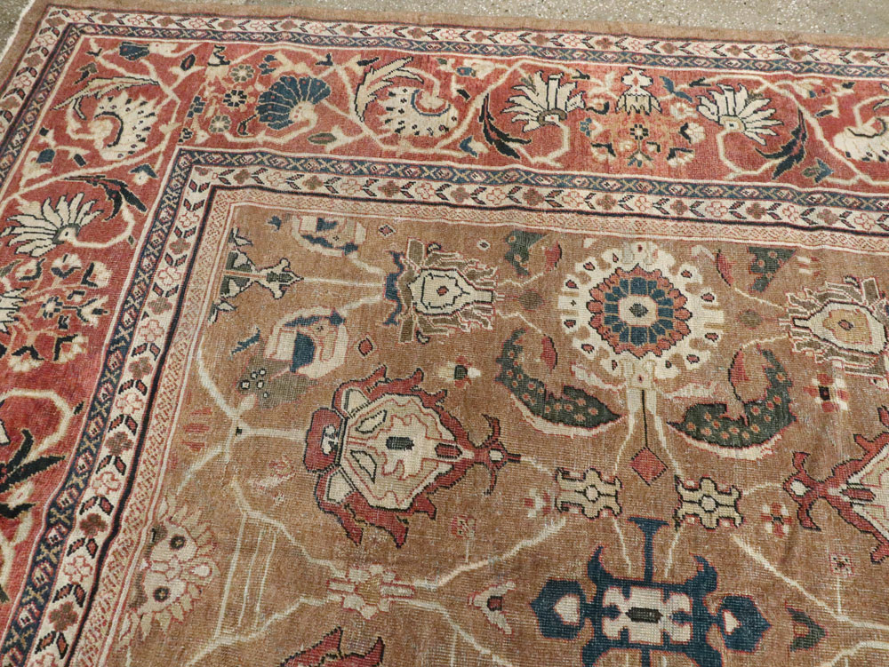 Antique Persian Mahal Carpet, No.22379 - Galerie Shabab