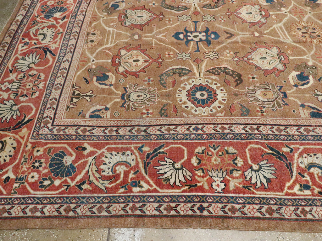 Antique Persian Mahal Carpet, No.22379 - Galerie Shabab