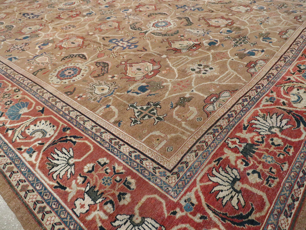 Antique Persian Mahal Carpet, No.22379 - Galerie Shabab