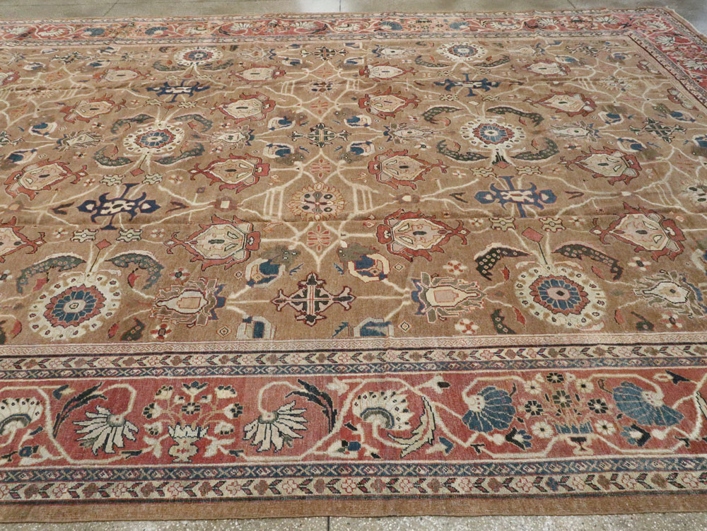 Antique Persian Mahal Carpet, No.22379 - Galerie Shabab