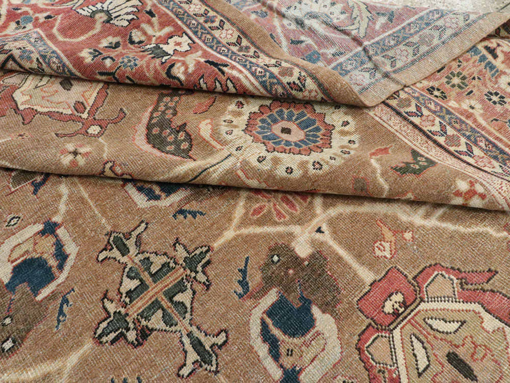 Antique Persian Mahal Carpet, No.22379 - Galerie Shabab