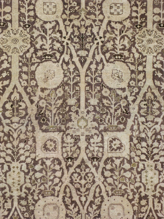 Antique Persian Tabriz  Rug, No.22383 - Galerie Shabab