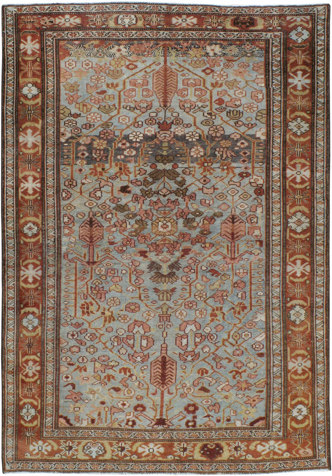 Vintage Persian Malayer Rug, No.22384 - Galerie Shabab