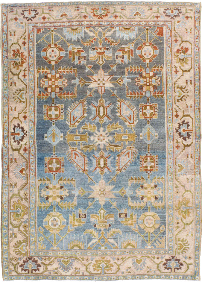 Vintage Persian Malayer Rug, No.22389 - Galerie Shabab