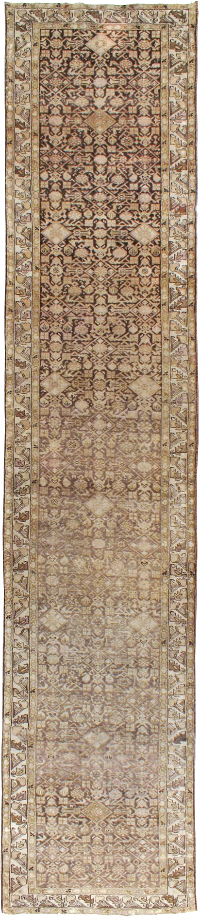 Vintage Persian Malayer Runner, No.22391 - Galerie Shabab