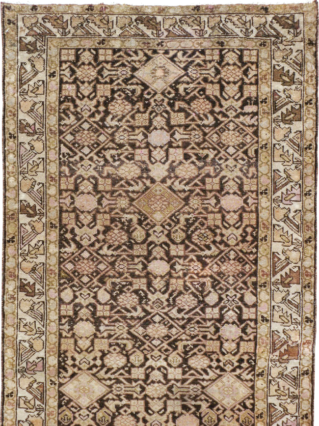 Vintage Persian Malayer Runner, No.22391 - Galerie Shabab