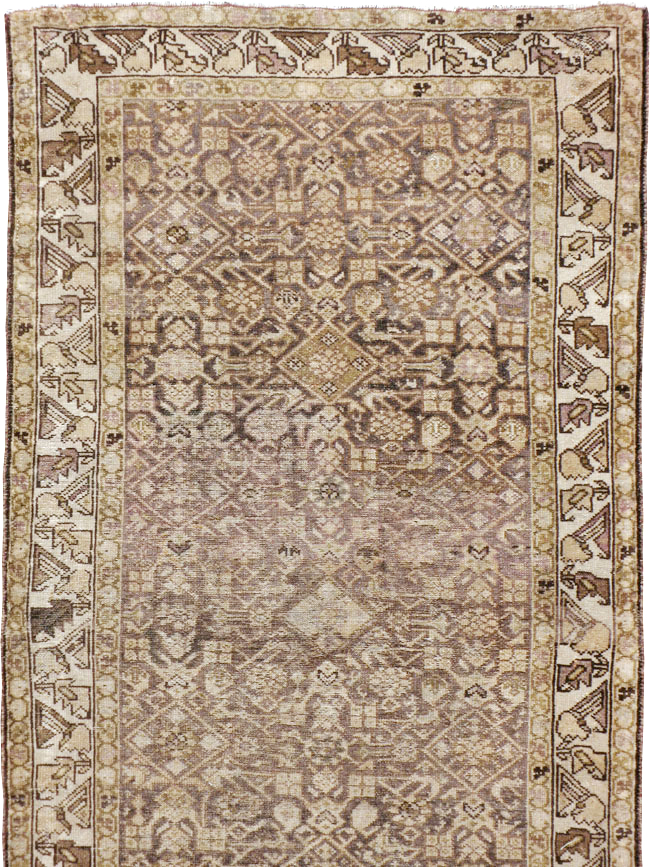 Vintage Persian Malayer Runner, No.22391 - Galerie Shabab