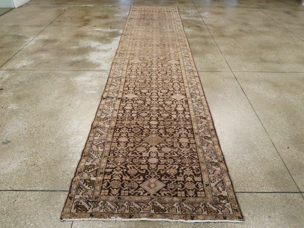 Vintage Persian Malayer Runner, No.22391 - Galerie Shabab