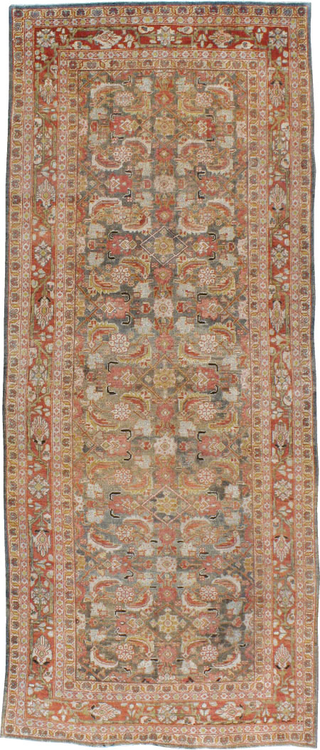 Antique Persian Mahal Rug, No.22392 - Galerie Shabab