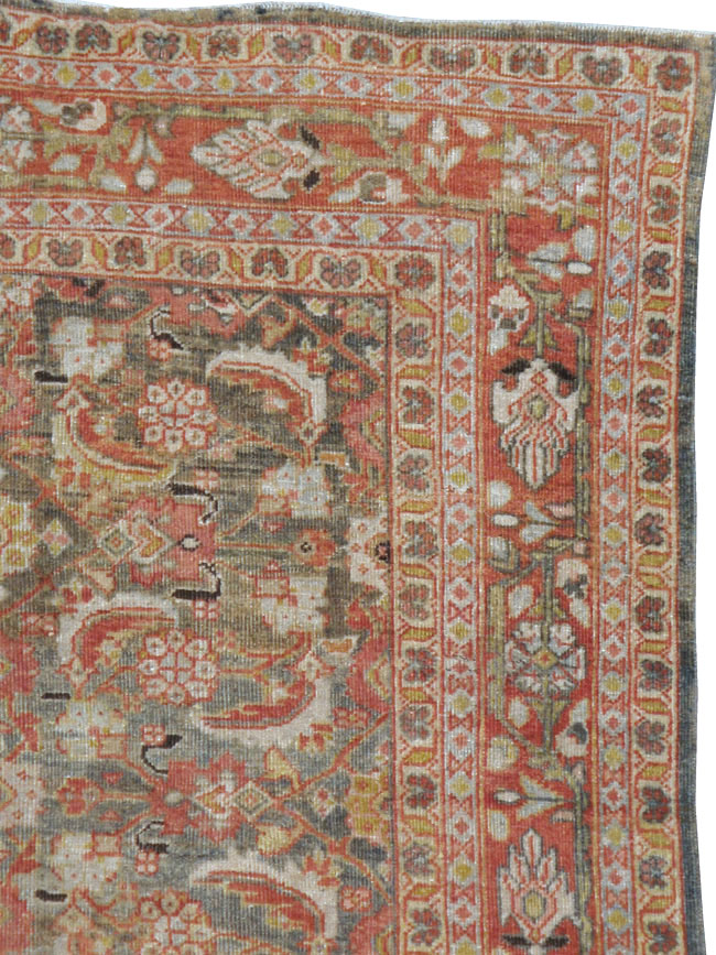 Antique Persian Mahal Rug, No.22392 - Galerie Shabab