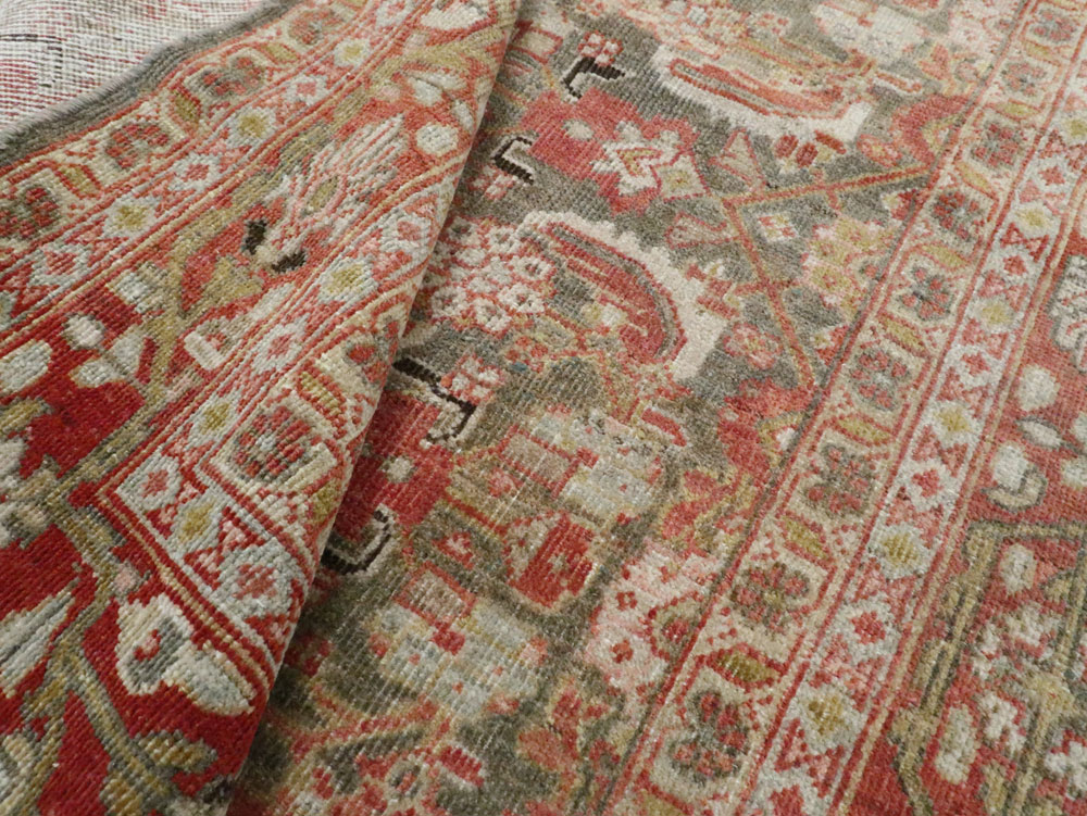 Antique Persian Mahal Rug, No.22392 - Galerie Shabab