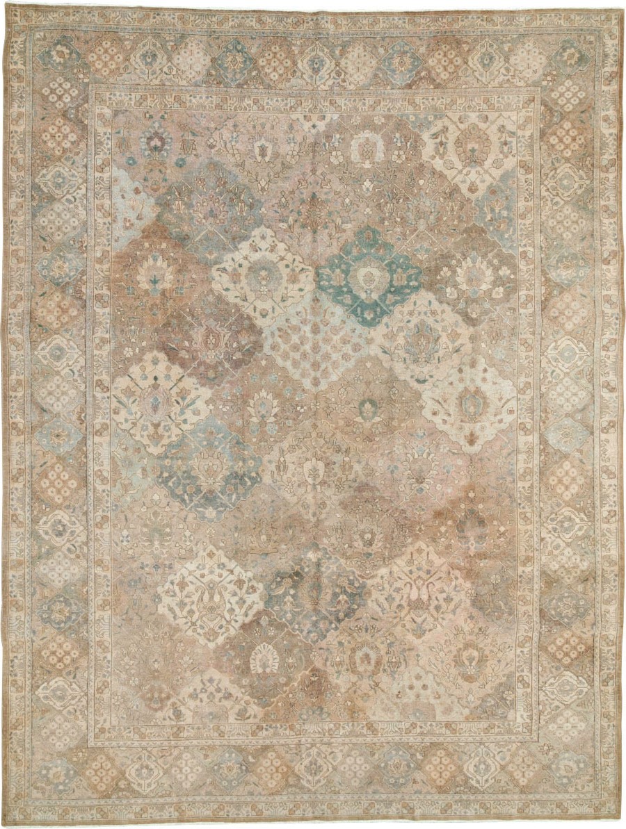 Antique Persian Tabriz Carpet, No.22396 - Galerie Shabab