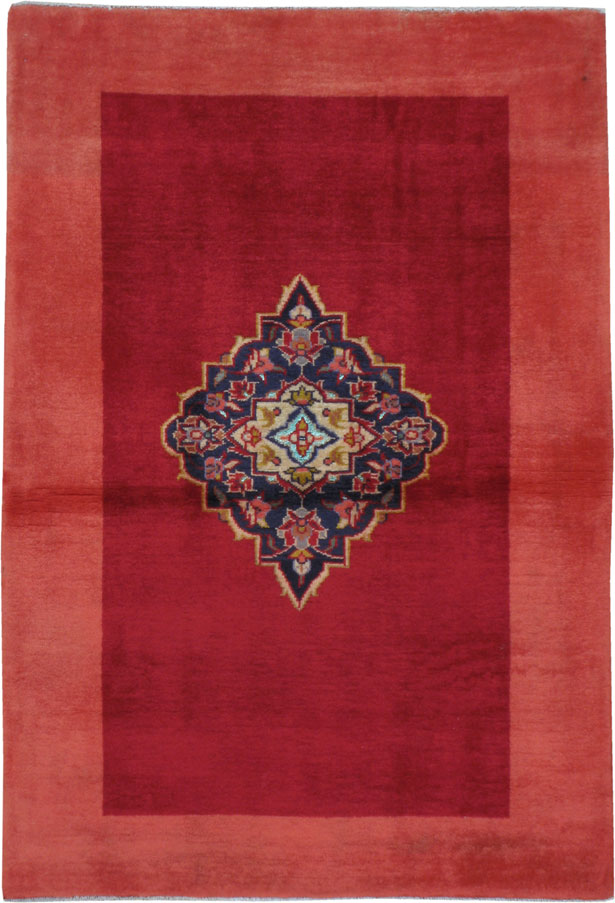 Vintage Persian Kashan Rug, No.22401 - Galerie Shabab