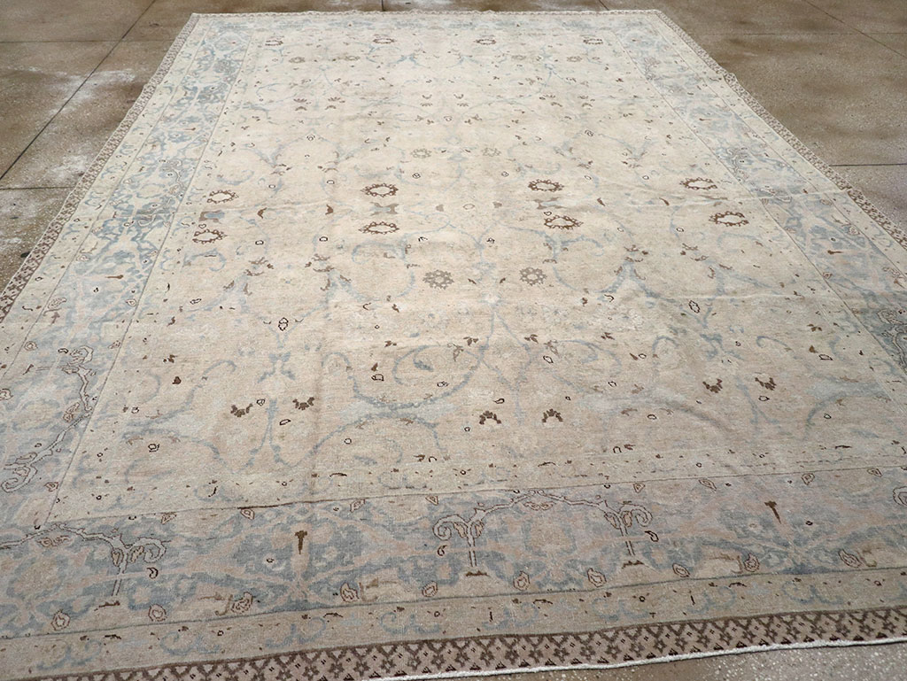 Antique Persian Tabriz Carpet, No.22407 - Galerie Shabab