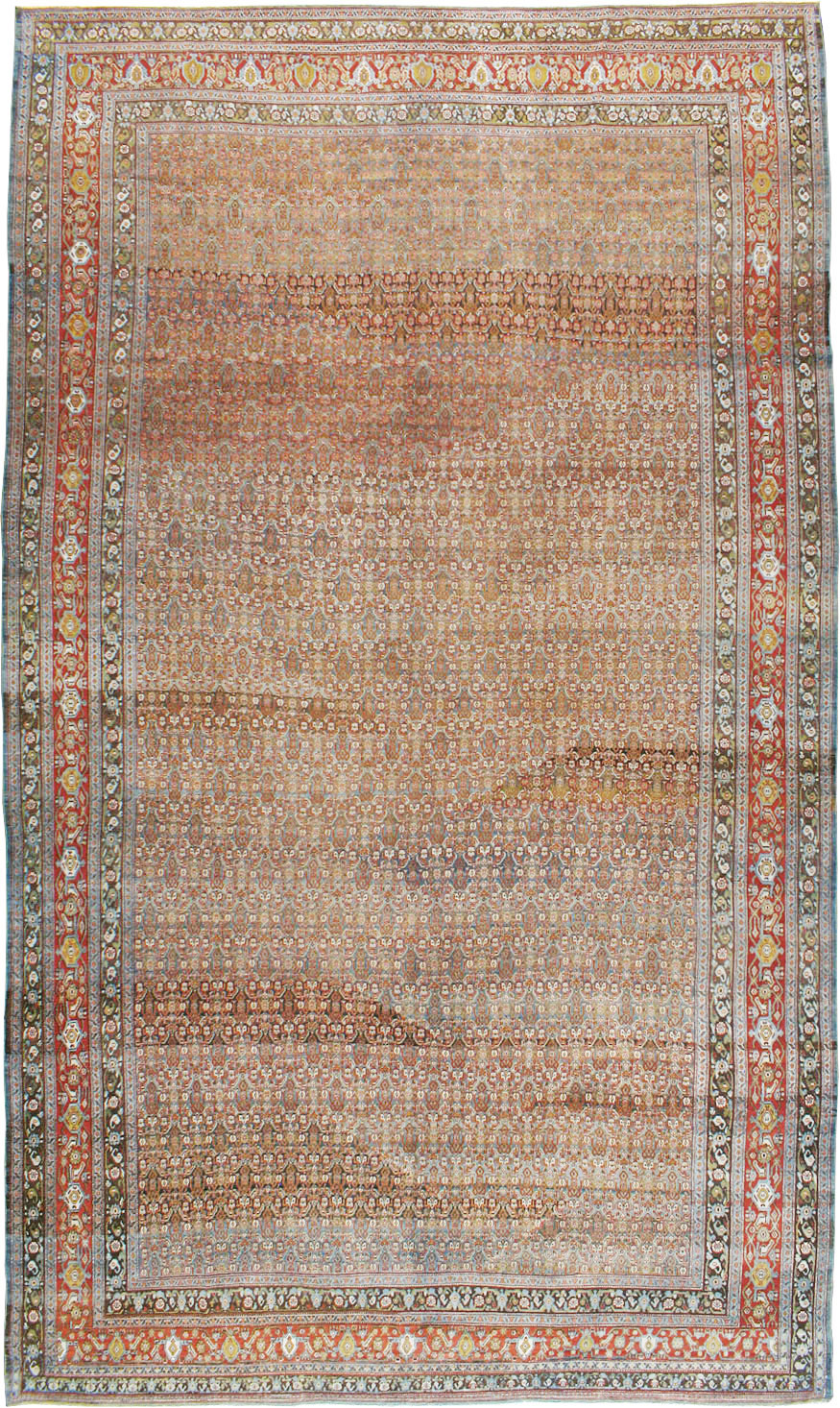 Antique Persian Senneh Carpet, No.22410 - Galerie Shabab