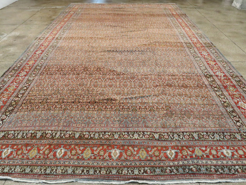 Antique Persian Senneh Carpet, No.22410 - Galerie Shabab