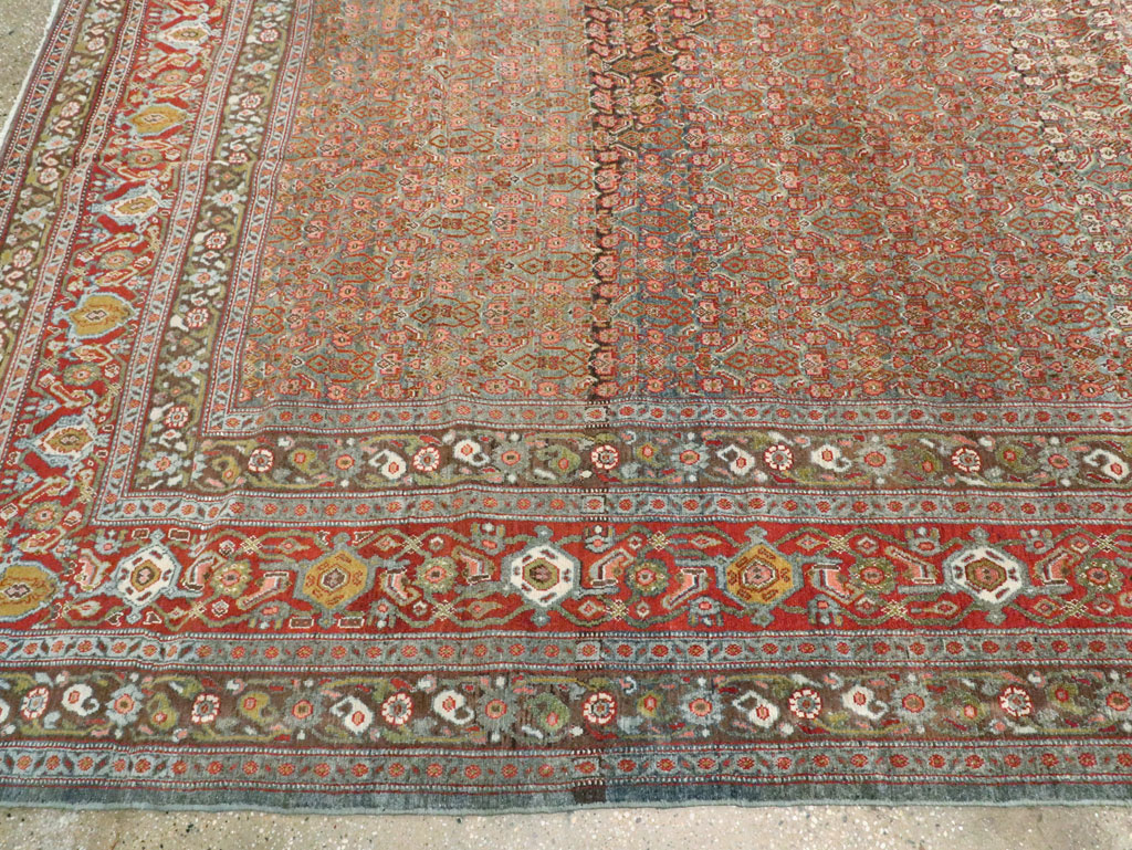 Antique Persian Senneh Carpet, No.22410 - Galerie Shabab