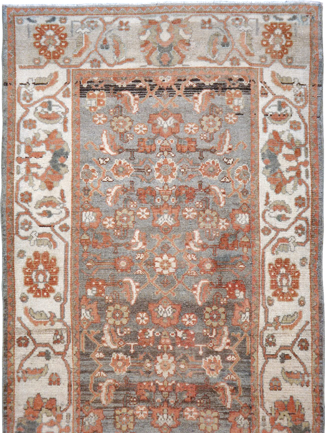 Vintage Persian Malayer Runner, No.22415 - Galerie Shabab