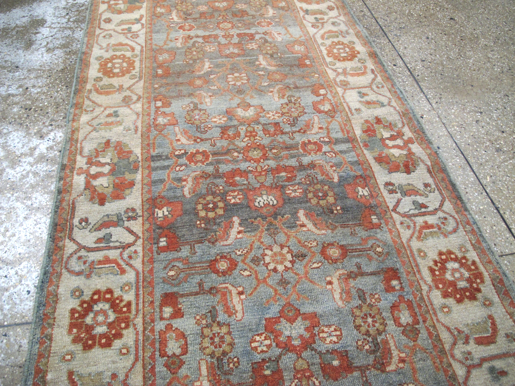 Vintage Persian Malayer Runner, No.22415 - Galerie Shabab
