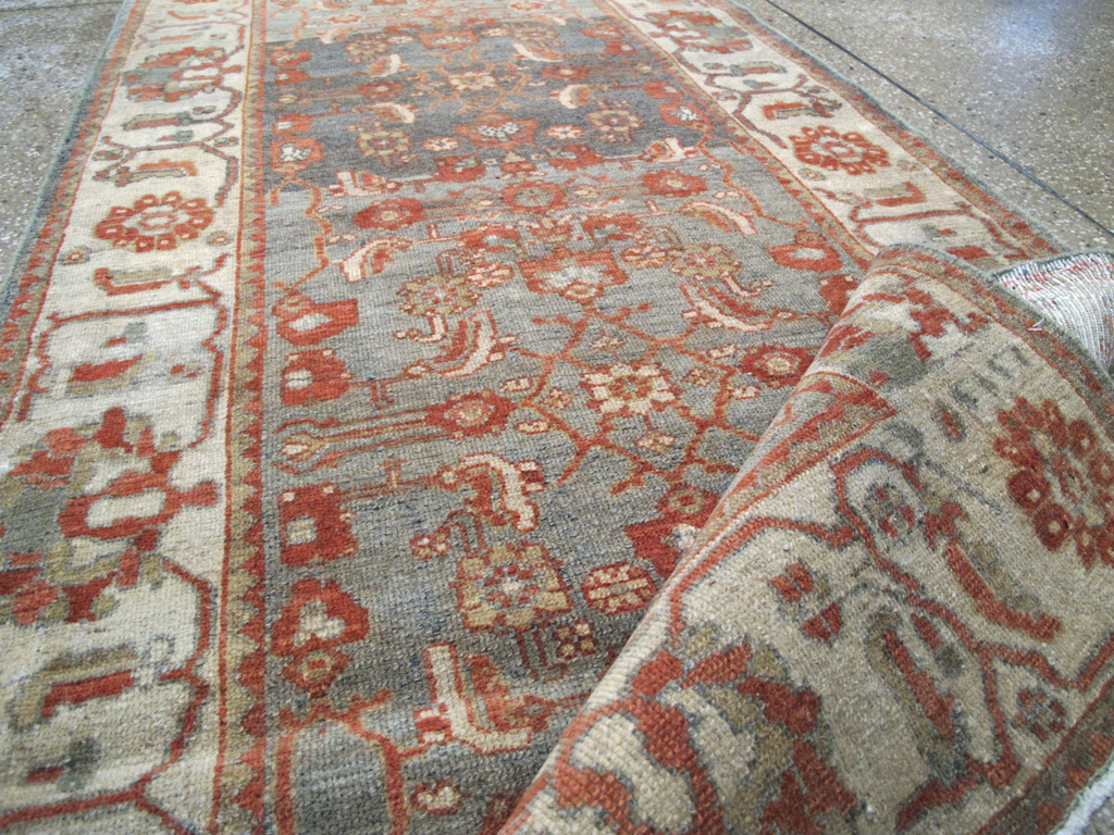 Vintage Persian Malayer Runner, No.22415 - Galerie Shabab